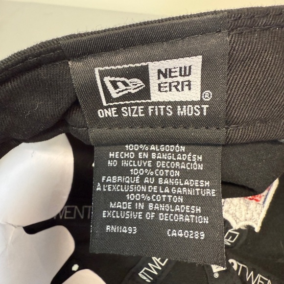 New Era New York Jets 9twenty Adjustable Hat Crucial Catch intercept Cancer Blak - Picture 5 of 6